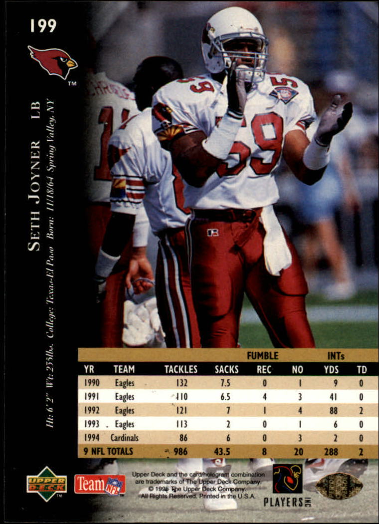A2152- 1995 Upper Deck FB Card #s 1-250 +Rookies -You Pick- 15+ FREE US SHIP - Picture 365 of 465