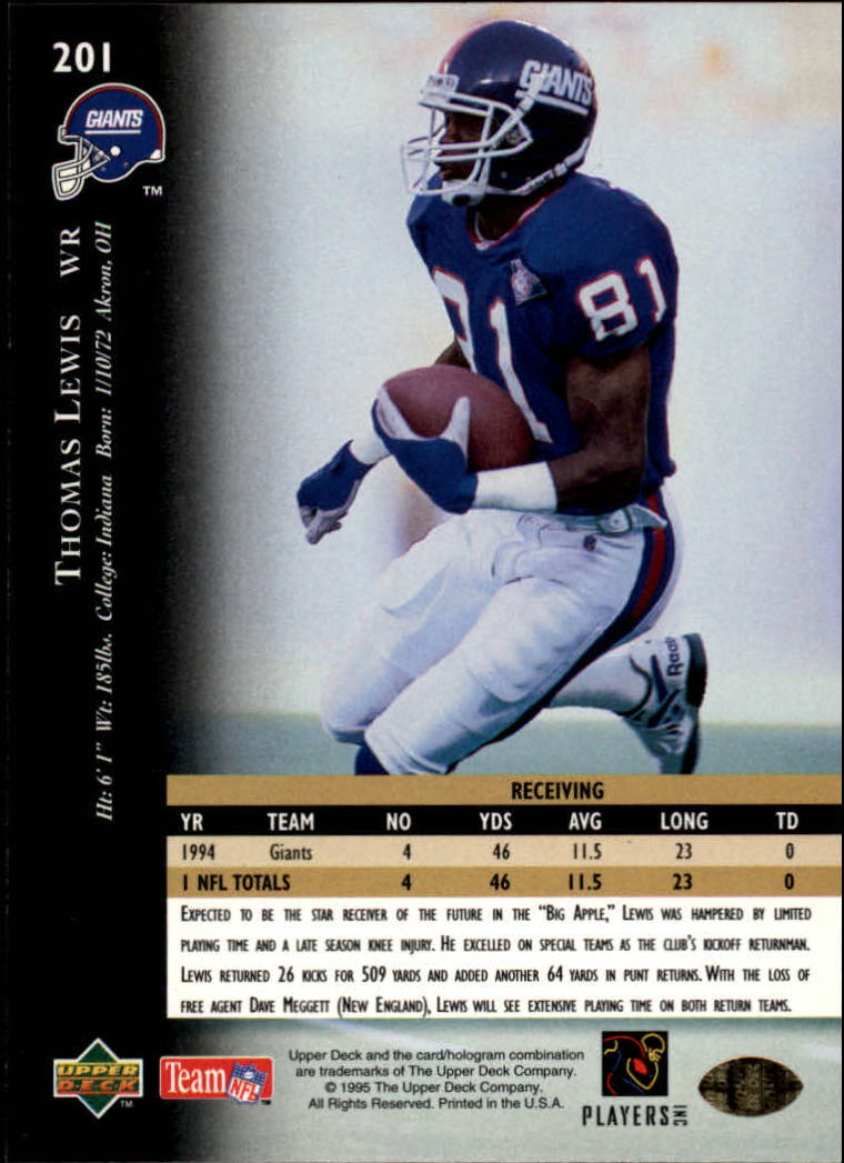 A2152- 1995 Upper Deck FB Card #s 1-250 +Rookies -You Pick- 15+ FREE US SHIP - Picture 369 of 465