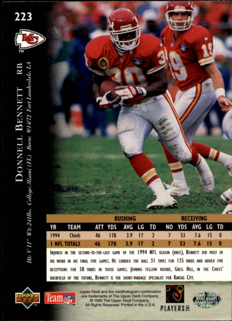 A2152- 1995 Upper Deck FB Card #s 1-250 +Rookies -You Pick- 15+ FREE US SHIP - Picture 413 of 465