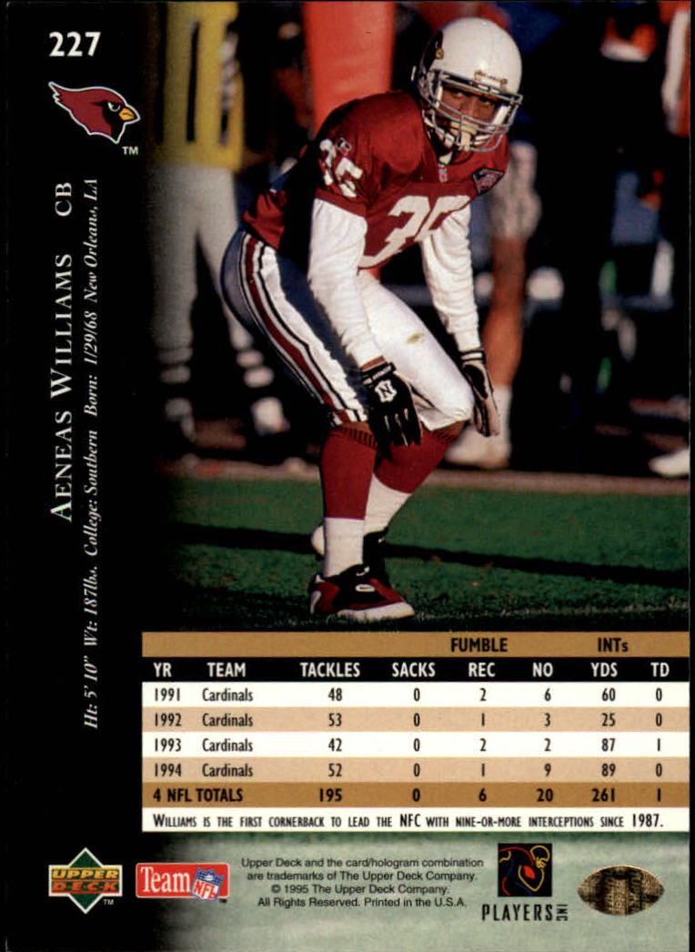A2152- 1995 Upper Deck FB Card #s 1-250 +Rookies -You Pick- 15+ FREE US SHIP - Picture 421 of 465