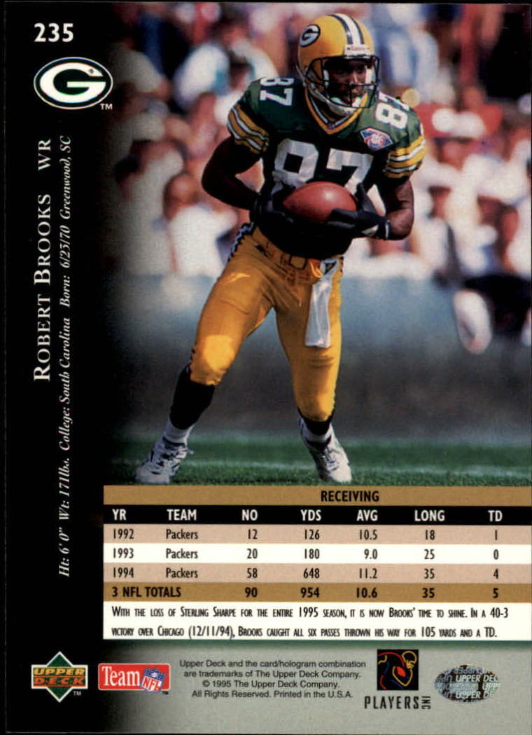 A2152- 1995 Upper Deck FB Card #s 1-250 +Rookies -You Pick- 15+ FREE US SHIP - Picture 437 of 465