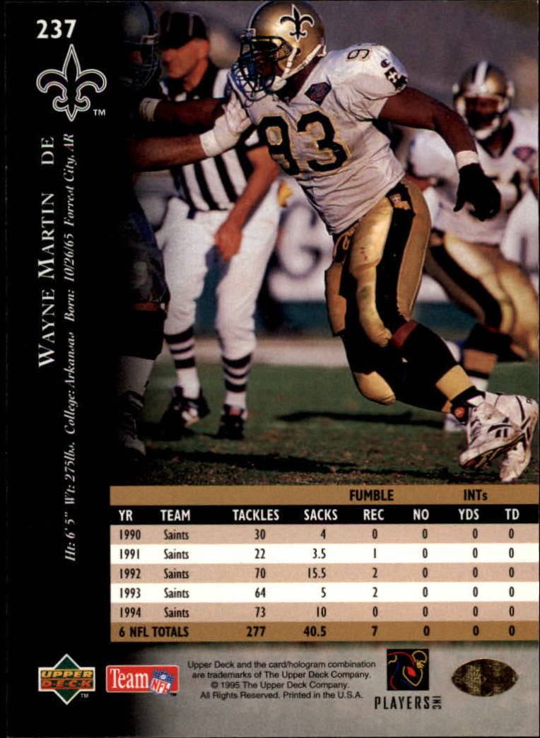 A2152- 1995 Upper Deck FB Card #s 1-250 +Rookies -You Pick- 15+ FREE US SHIP - Picture 441 of 465