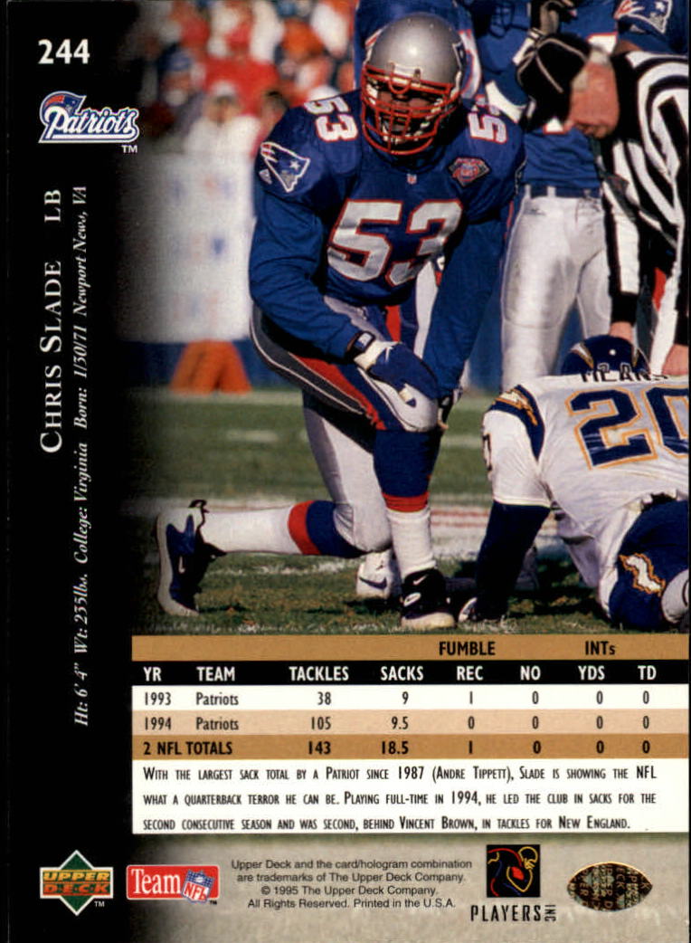A2152- 1995 Upper Deck FB Card #s 1-250 +Rookies -You Pick- 15+ FREE US SHIP - Picture 453 of 465