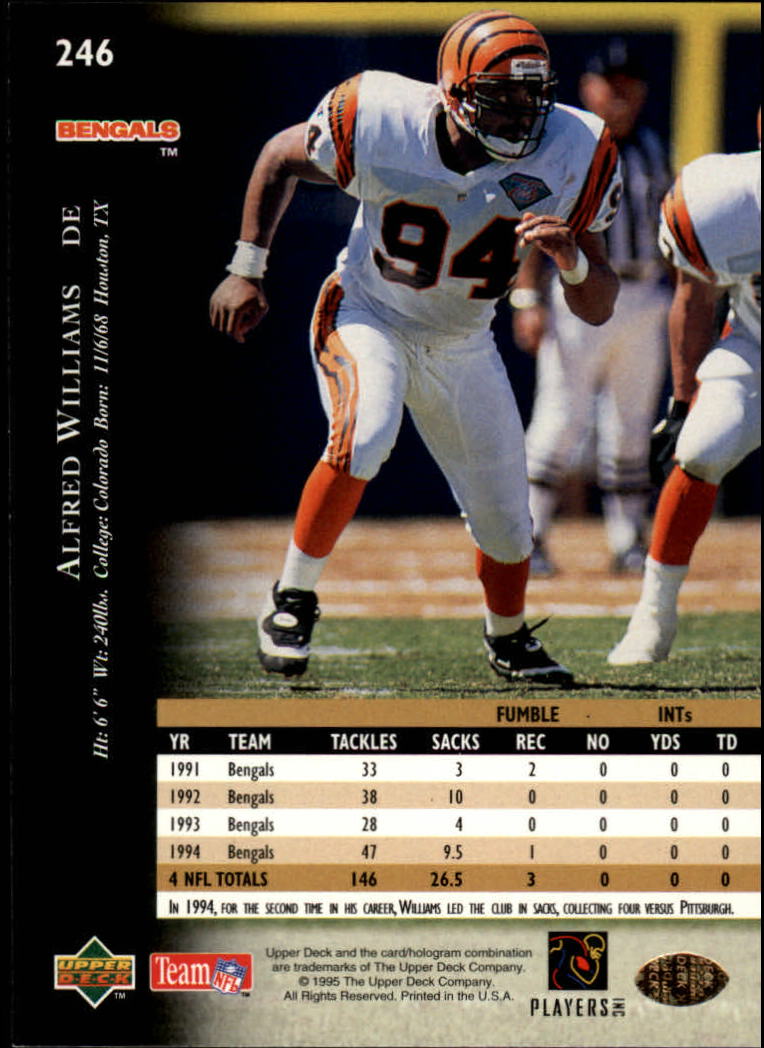A2152- 1995 Upper Deck FB Card #s 1-250 +Rookies -You Pick- 15+ FREE US SHIP - Picture 457 of 465