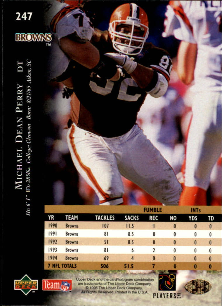 A2152- 1995 Upper Deck FB Card #s 1-250 +Rookies -You Pick- 15+ FREE US SHIP - Picture 459 of 465