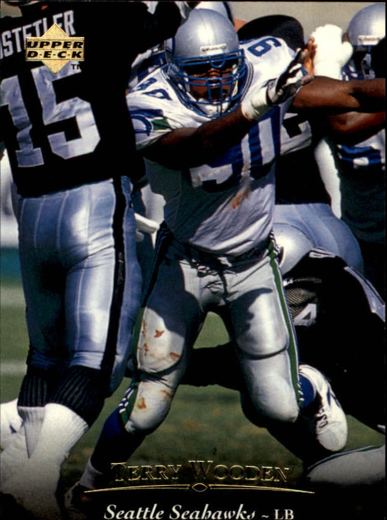 Terry Wooden - Seattle Seahawks - 1990 Score Rookie Card #632