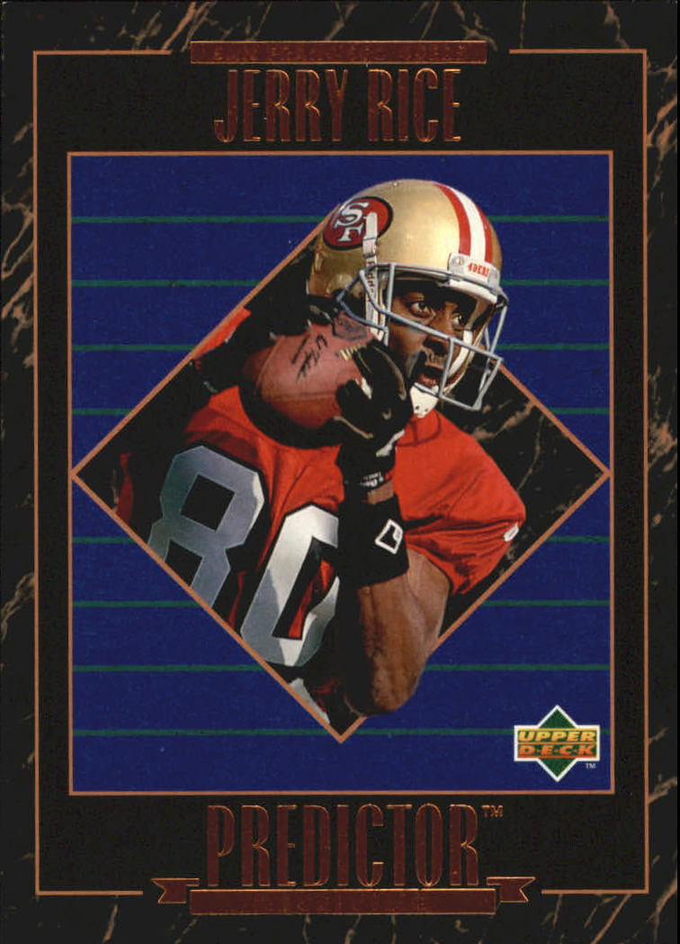 1995 Upper Deck Predictor League Leaders #RP21 Jerry Rice W1