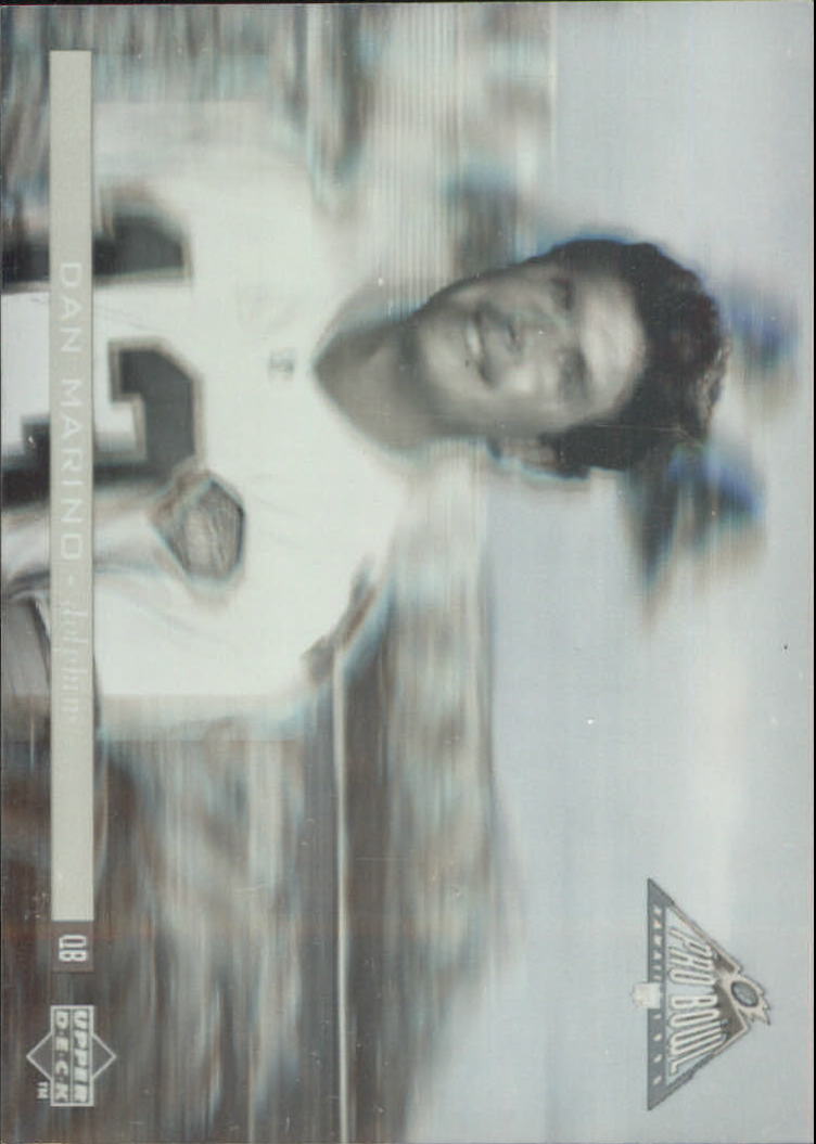 1995 Upper Deck Pro Bowl #PB16 Dan Marino - - Hologram Card - NM-MT