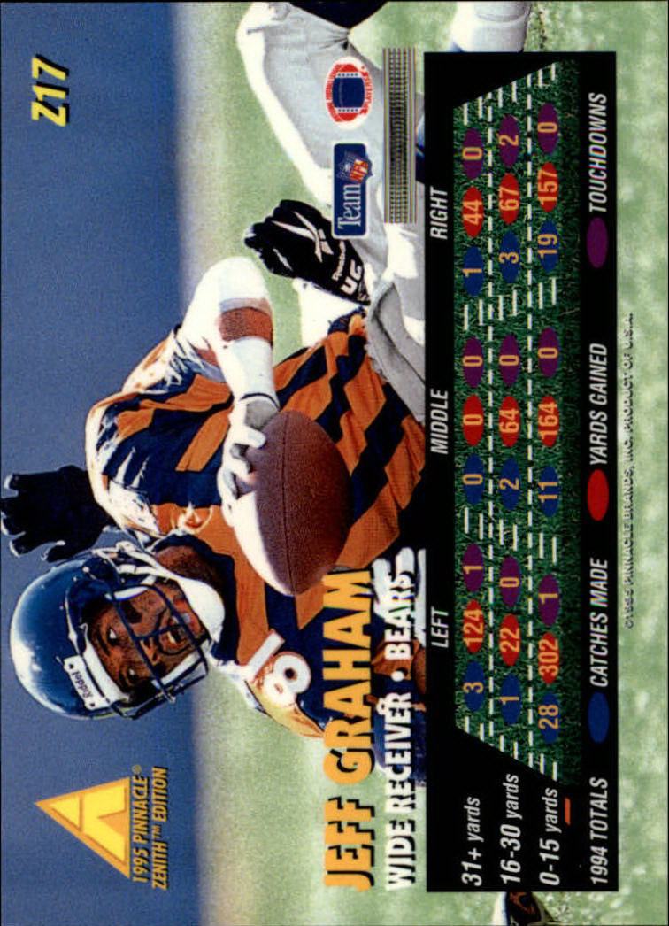 B5413- 1995 Zenith Football Cards 1-150 +Inserts -You Pick- 15+ FREE US SHIP - Picture 35 of 313