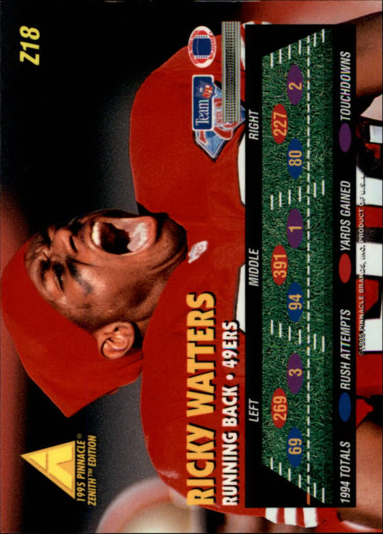 B5413- 1995 Zenith Football Cards 1-150 +Inserts -You Pick- 15+ FREE US SHIP - Picture 37 of 313