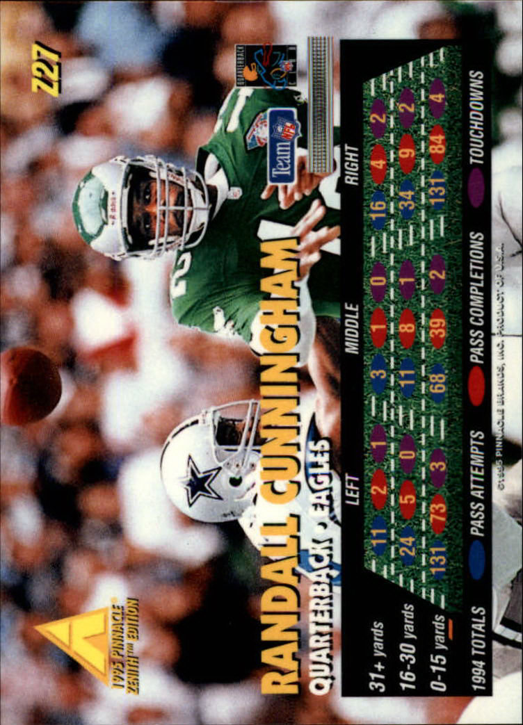 B5413- 1995 Zenith Football Cards 1-150 +Inserts -You Pick- 15+ FREE US SHIP - Picture 55 of 313