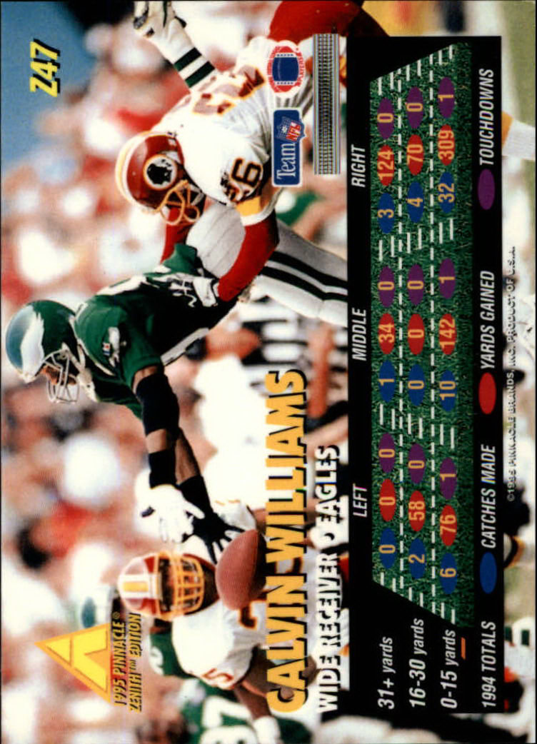 B5413- 1995 Zenith Football Cards 1-150 +Inserts -You Pick- 15+ FREE US SHIP - Picture 95 of 313