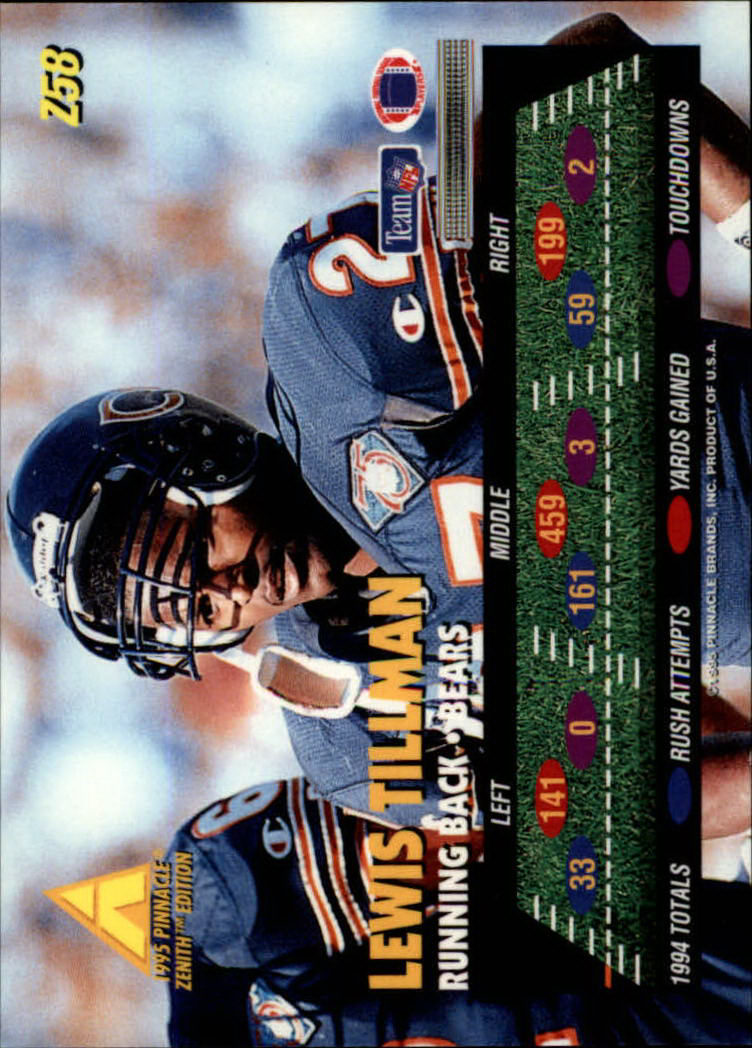 B5413- 1995 Zenith Football Cards 1-150 +Inserts -You Pick- 15+ FREE US SHIP - Picture 117 of 313