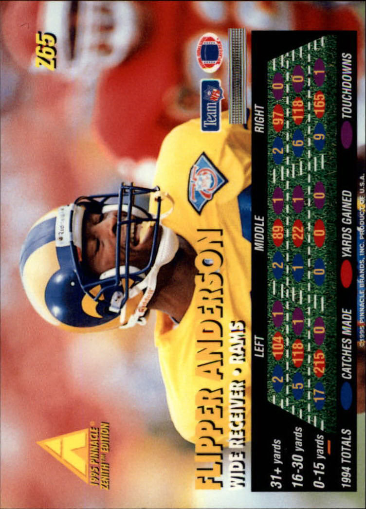 B5413- 1995 Zenith Football Cards 1-150 +Inserts -You Pick- 15+ FREE US SHIP - Picture 131 of 313