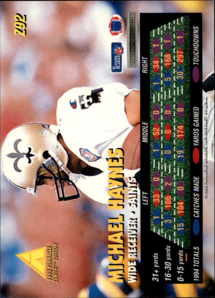 B5413- 1995 Zenith Football Cards 1-150 +Inserts -You Pick- 15+ FREE US SHIP - Picture 185 of 313
