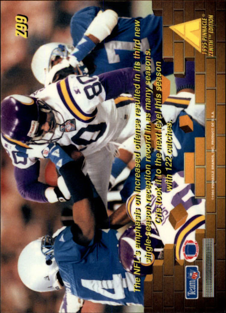 B5413- 1995 Zenith Football Cards 1-150 +Inserts -You Pick- 15+ FREE US SHIP - Picture 199 of 313
