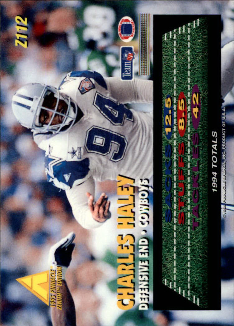 B5413- 1995 Zenith Football Cards 1-150 +Inserts -You Pick- 15+ FREE US SHIP - Picture 223 of 313