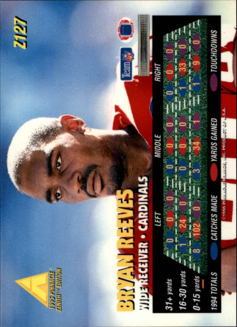 B5413- 1995 Zenith Football Cards 1-150 +Inserts -You Pick- 15+ FREE US SHIP - Picture 253 of 313