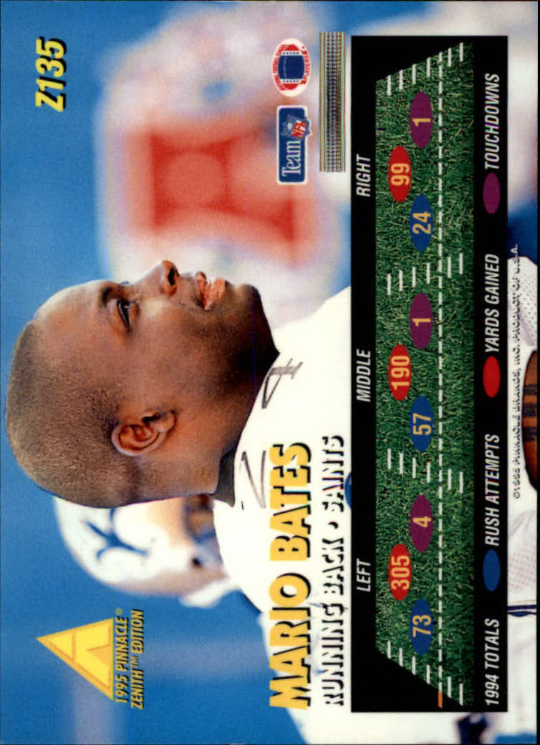 B5413- 1995 Zenith Football Cards 1-150 +Inserts -You Pick- 15+ FREE US SHIP - Picture 269 of 313