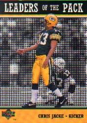 1996 Packers Collector's Choice ShopKo #GB87 Chris Jacke LP