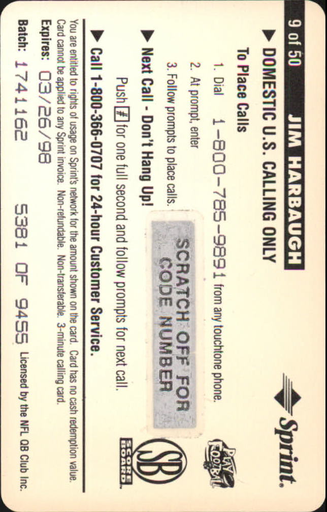 B1648- 1996 Pro Line Intense Handy Karten Fb -du Pick- 15 + Gratis US Schiff - Bild 11 von 48