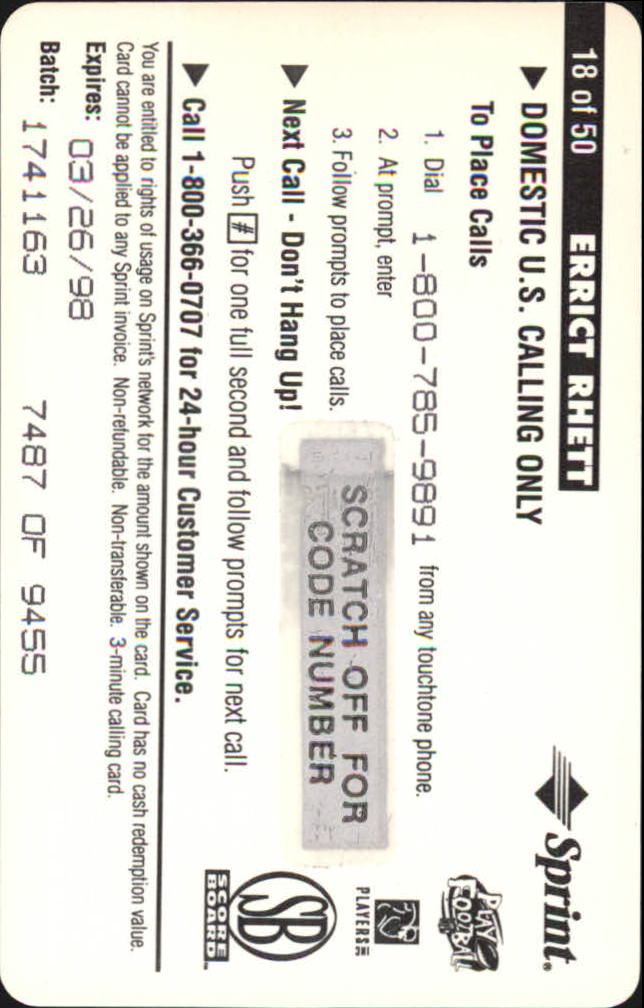 B1648- 1996 Pro Line Intense Handy Karten Fb -du Pick- 15 + Gratis US Schiff - Bild 19 von 48