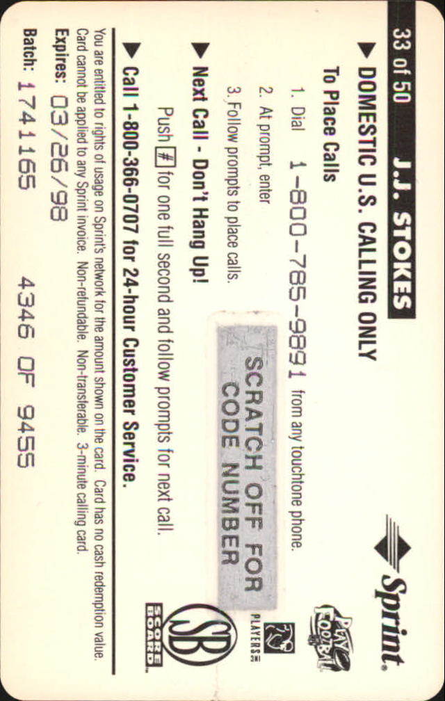 B1648- 1996 Pro Line Intense Handy Karten Fb -du Pick- 15 + Gratis US Schiff - Bild 34 von 48