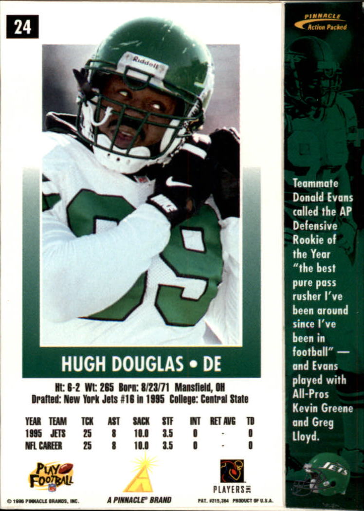 B2166- 1996 Action Packed Football Card #s 1-126 -You Pick- 15+ FREE US SHIP