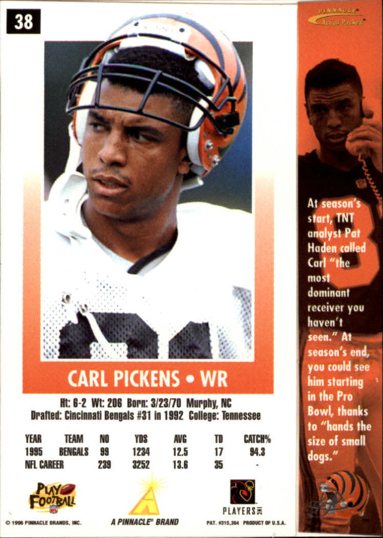 B2166- 1996 Action Packed Football Card #s 1-126 -You Pick- 15+ FREE US SHIP