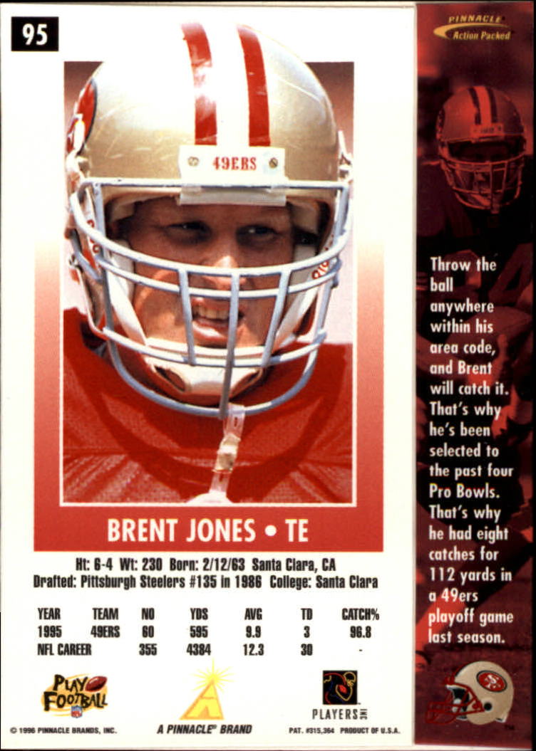 B2166- 1996 Action Packed Football Card #s 1-126 -You Pick- 15+ FREE US SHIP