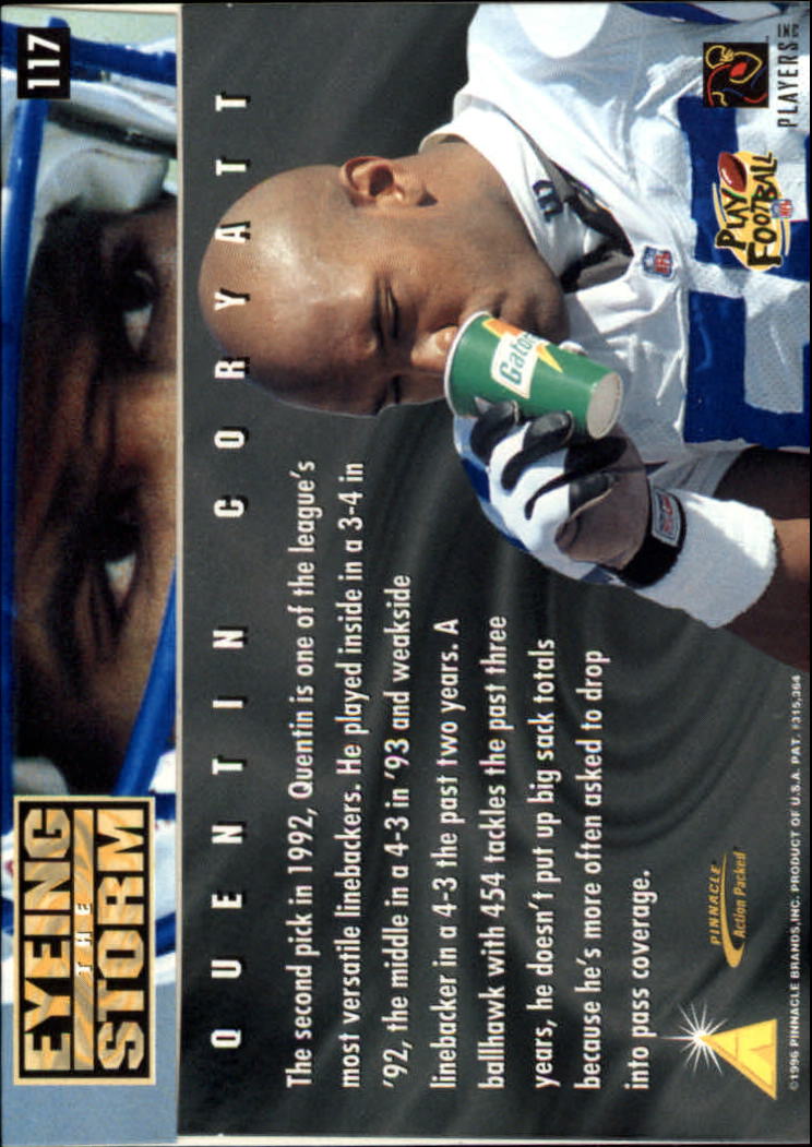 B2166- 1996 Action Packed Football Card #s 1-126 -You Pick- 15+ FREE US SHIP