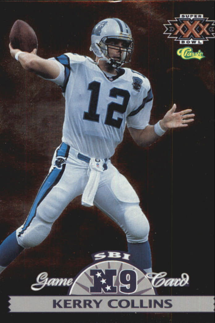 1996 Classic NFL Experience Football "Insert" Cards - Picture 30 of 31