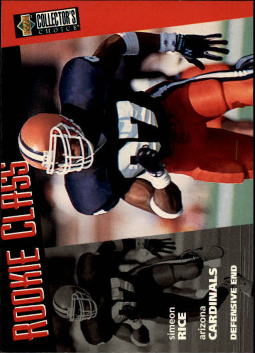1996 Collector's Choice #3 Simeon Rice RC