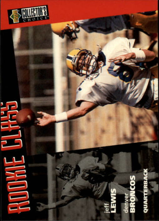 1996 Collector's Choice #40 Jeff Lewis RC