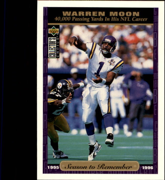 1996 Collector's Choice #65 Warren Moon SR