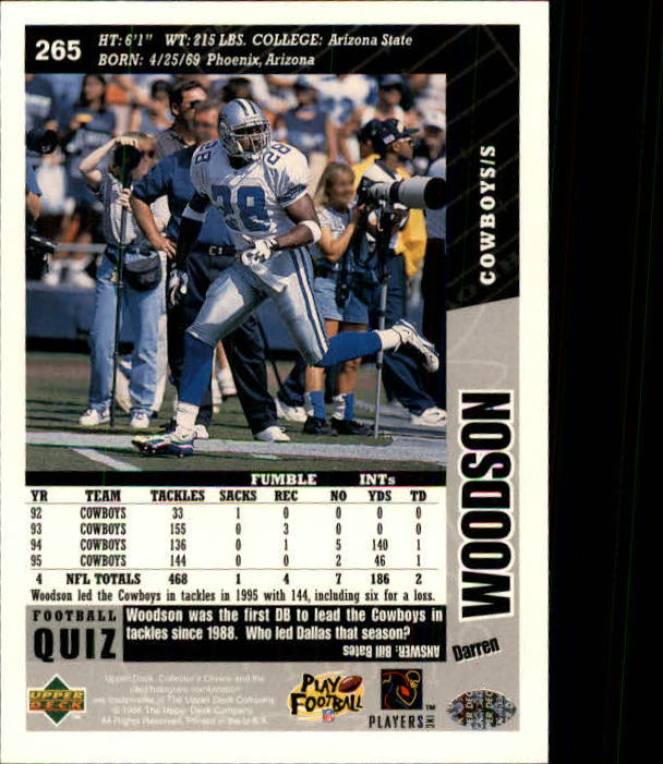 B3740- 1996 Collector's Choice FB 251-375 +Inserts -You Pick- 15+ FREE US SHIP - Picture 29 of 452