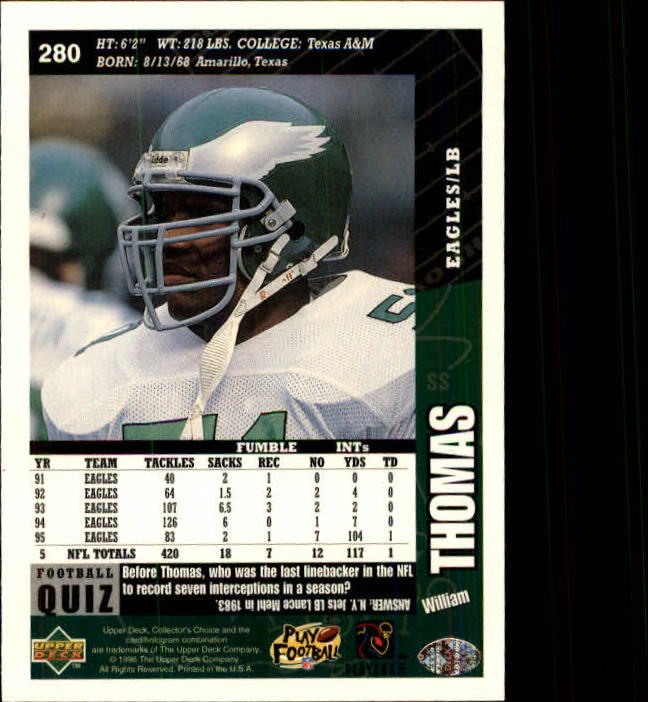 B3740- 1996 Collector's Choice FB 251-375 +Inserts -You Pick- 15+ FREE US SHIP - Picture 59 of 452