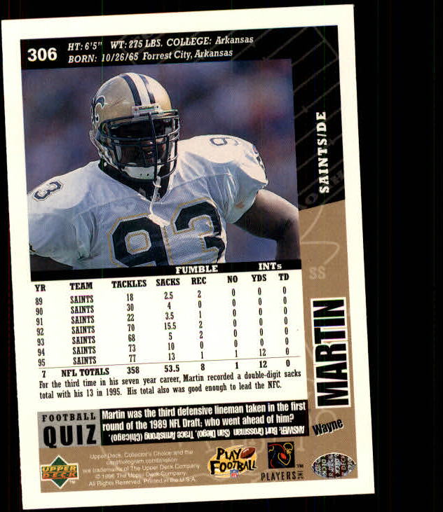 B3740- 1996 Collector's Choice FB 251-375 +Inserts -You Pick- 15+ FREE US SHIP - Picture 109 of 452
