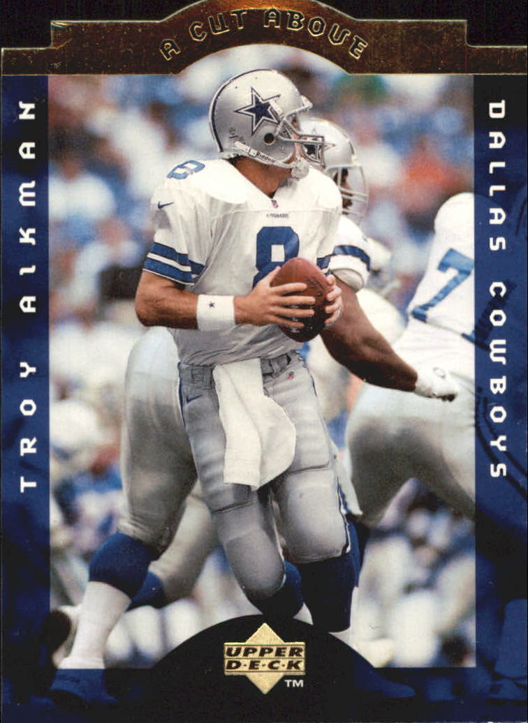 1996 Collector's Choice A Cut Above #1 Troy Aikman