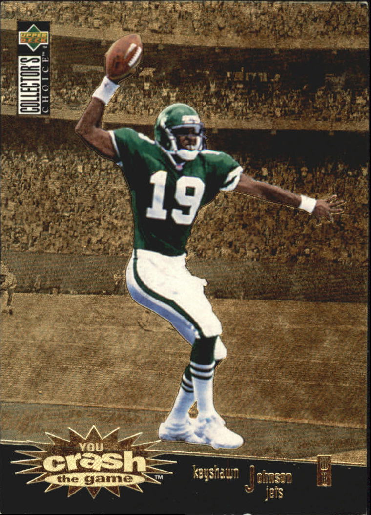 1996 Collector's Choice Crash The Game Gold Redemption #19 Keyshawn Johnson