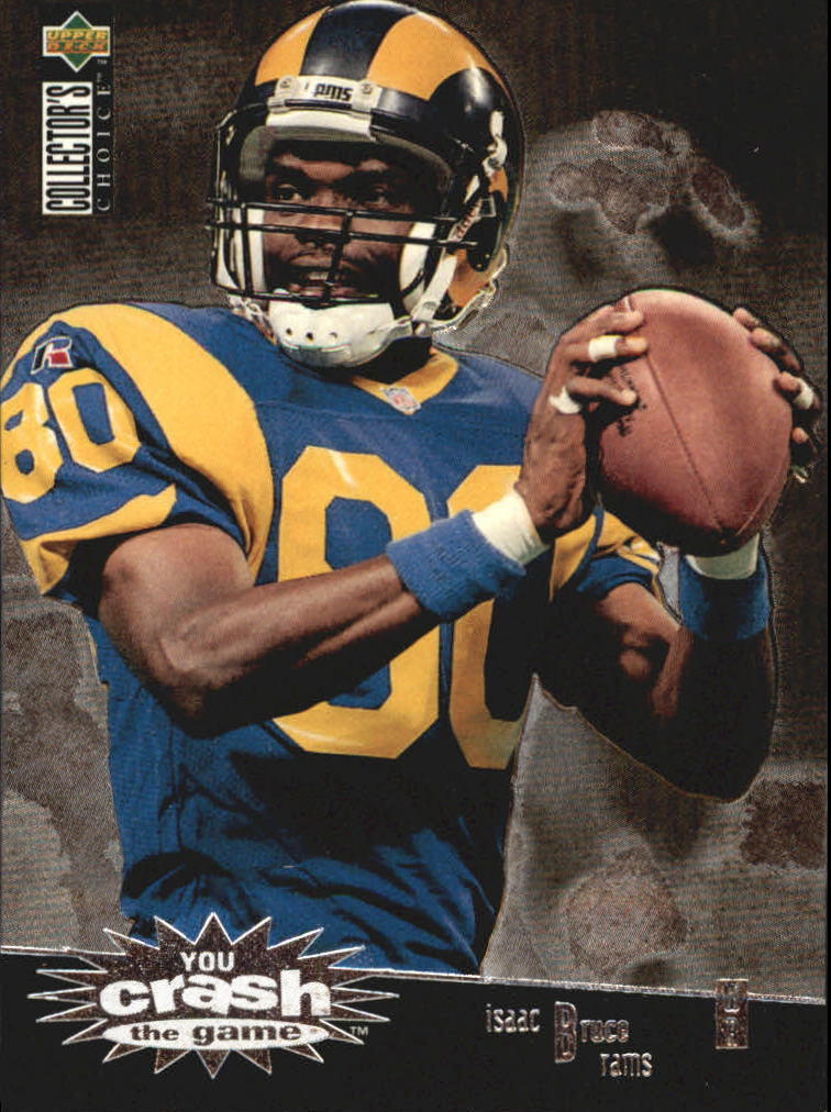 1996 Collector's Choice Crash The Game Silver Redemption #17 Isaac Bruce