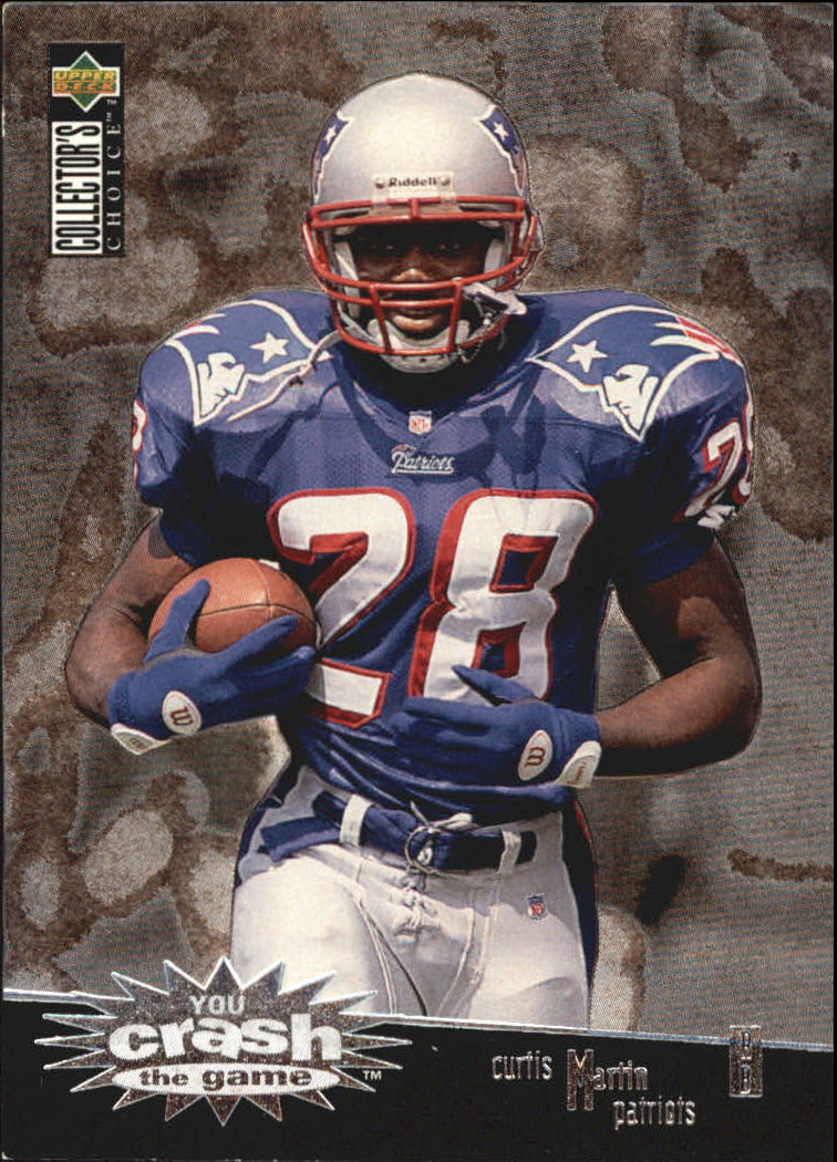 1996 Collector's Choice Crash The Game Silver Redemption #25 Curtis Martin