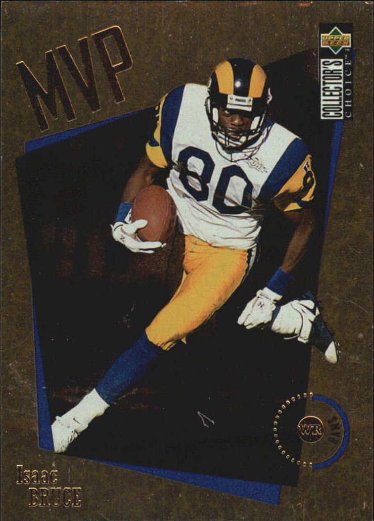 1996 Collector's Choice MVPs Gold #M38 Isaac Bruce