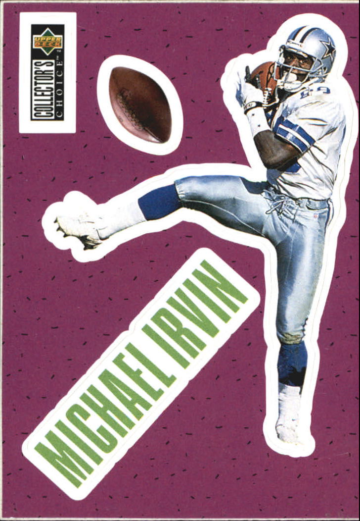 1996 Collector's Choice Stick-Ums #S12 Michael Irvin