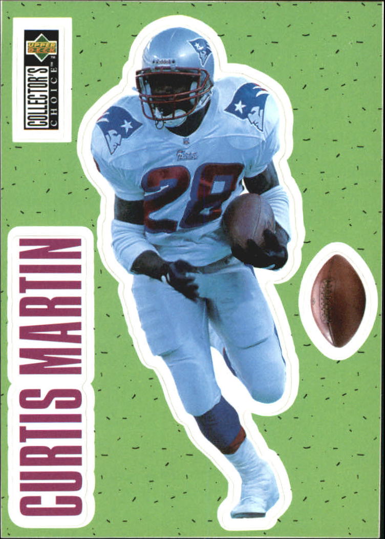 1996 Collector's Choice Stick-Ums #S25 Curtis Martin