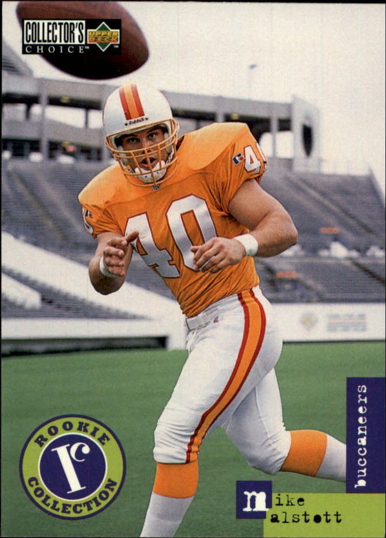 Mike Alstott football card (Purdue Boilermakers) 1996 Upper Deck