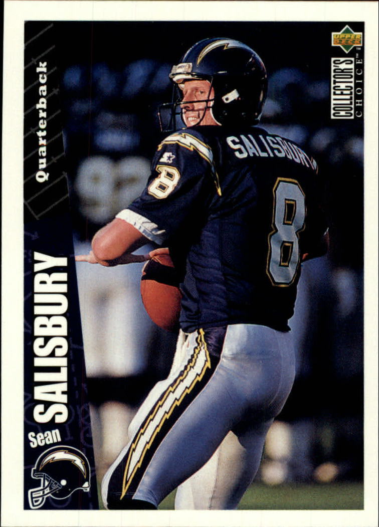 1993 STADIUM CLUB. SEAN SALISBURY MINNESOTA VIKINGS #24