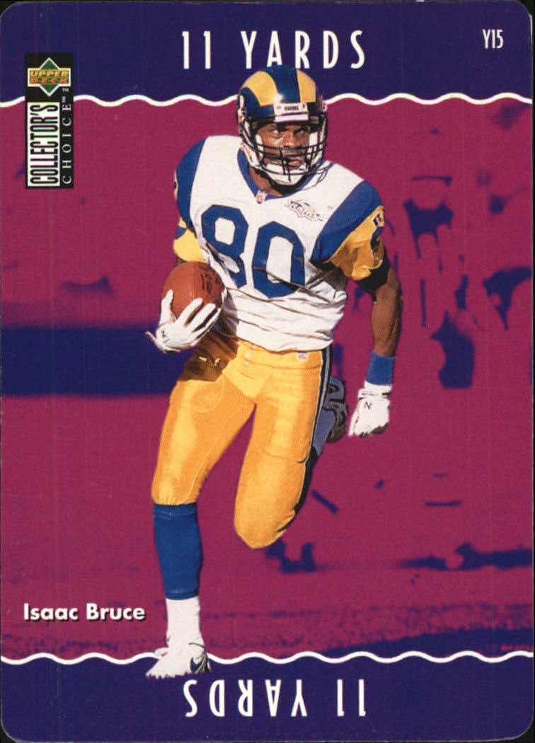 1996 Collector's Choice Update You Make The Play #Y15 Isaac Bruce