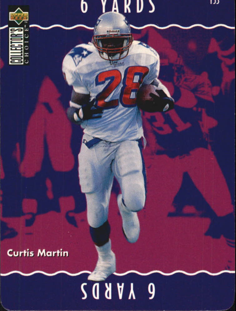 1996 Collector's Choice Update You Make The Play #Y53 Curtis Martin
