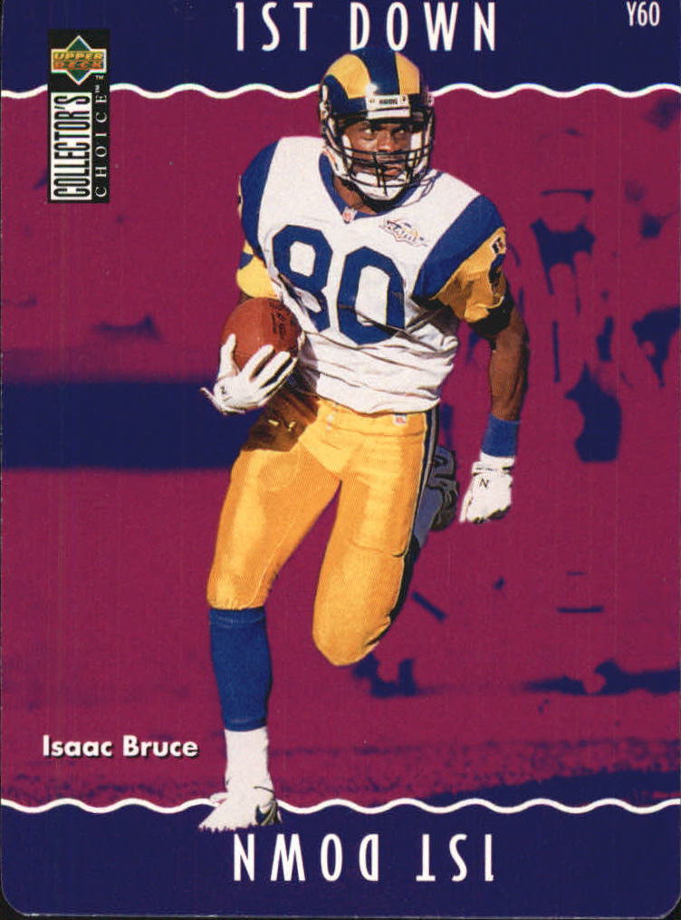 1996 Collector's Choice Update You Make The Play #Y60 Isaac Bruce